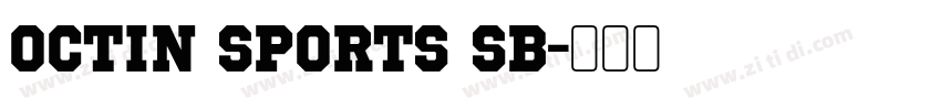 Octin Sports Sb字体转换